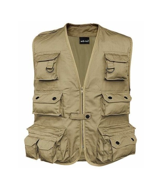 gilet multipoches reporter
