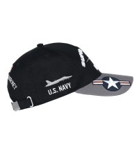 Casquette Us Navy Super Hornet F/A18 - Noir/Gris