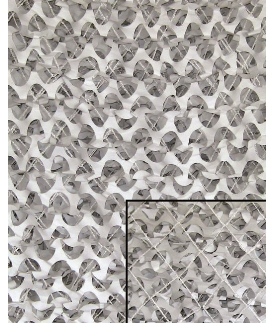 Filet de camouflage - 3 x 3 m - avec cordes - olive/brun